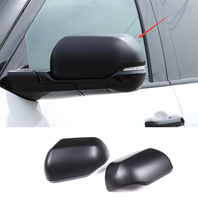 For Tundra 2022-2023 Matte Black Rear View Side Door Mirror Cover 2PCS n