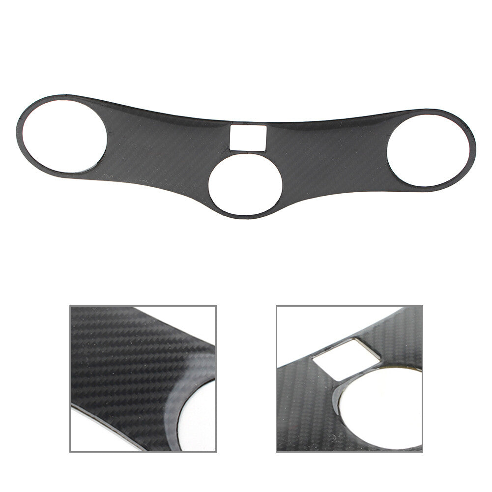 Triple Tree Top Clamp Upper Carbon 3D Decal Sticker for Honda CBR600RR 2005-2006 Q