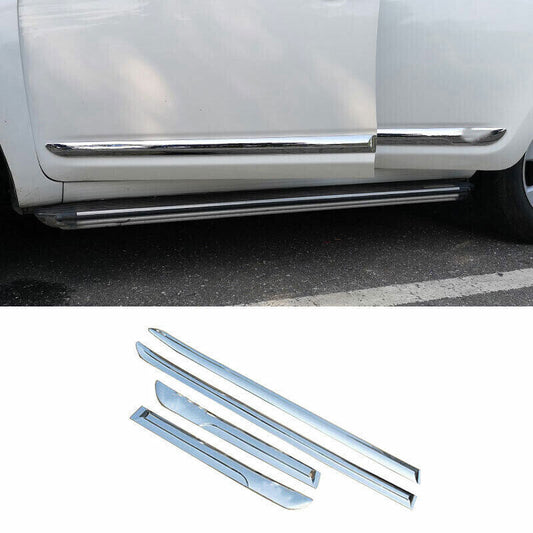 for Honda Accord 2018-2022 Black Stainless Steel Side Body Door Skirt Cover Trim v
