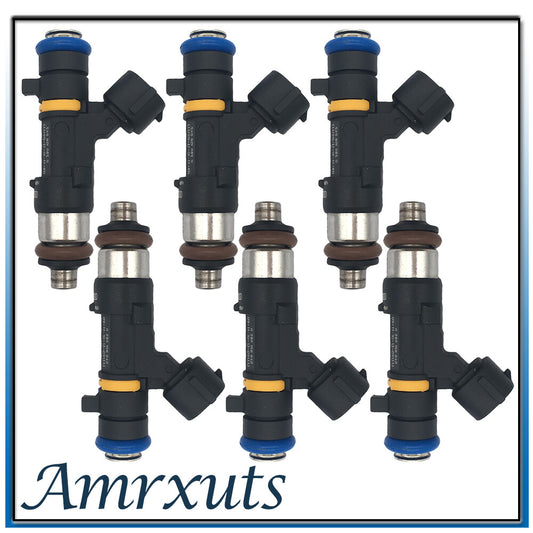 6-piece fuel injector for Murano 350Z, for Infiniti G35, FX35, M35 3.5L. 0280158042- n