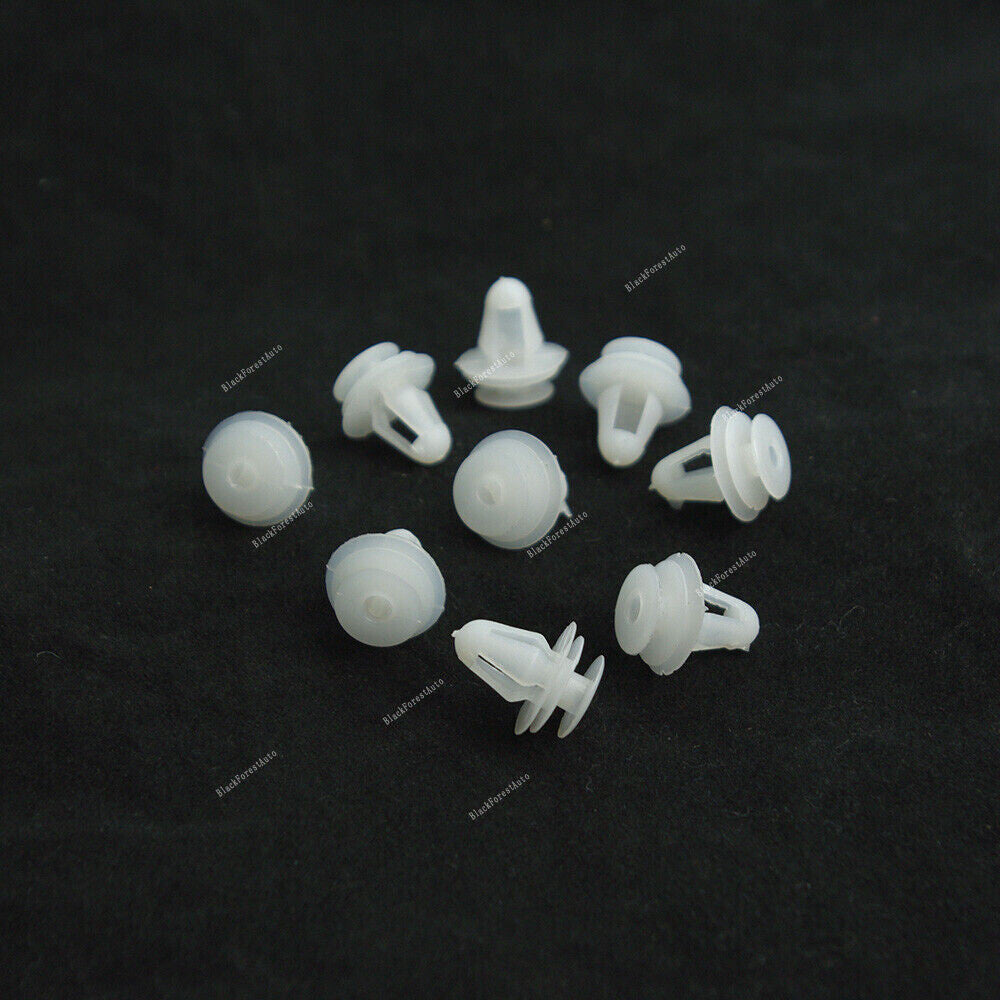 10 Door Trim Panel Nylon Clip Retainer Fastener for Toyota for Corolla 1990-on White