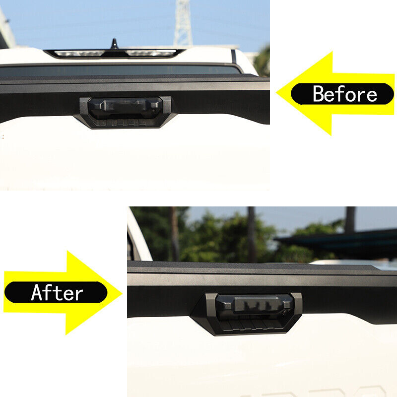 Gloss Black Tailgate Handle Cover & Tailgate Handle Trim  for ford  Ranger 2015-21