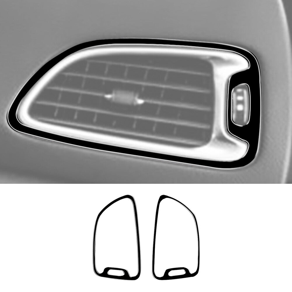 4Pcs Carbon Fiber Inner Armrest Strip Cover Trim for Corolla 2014-2018 v