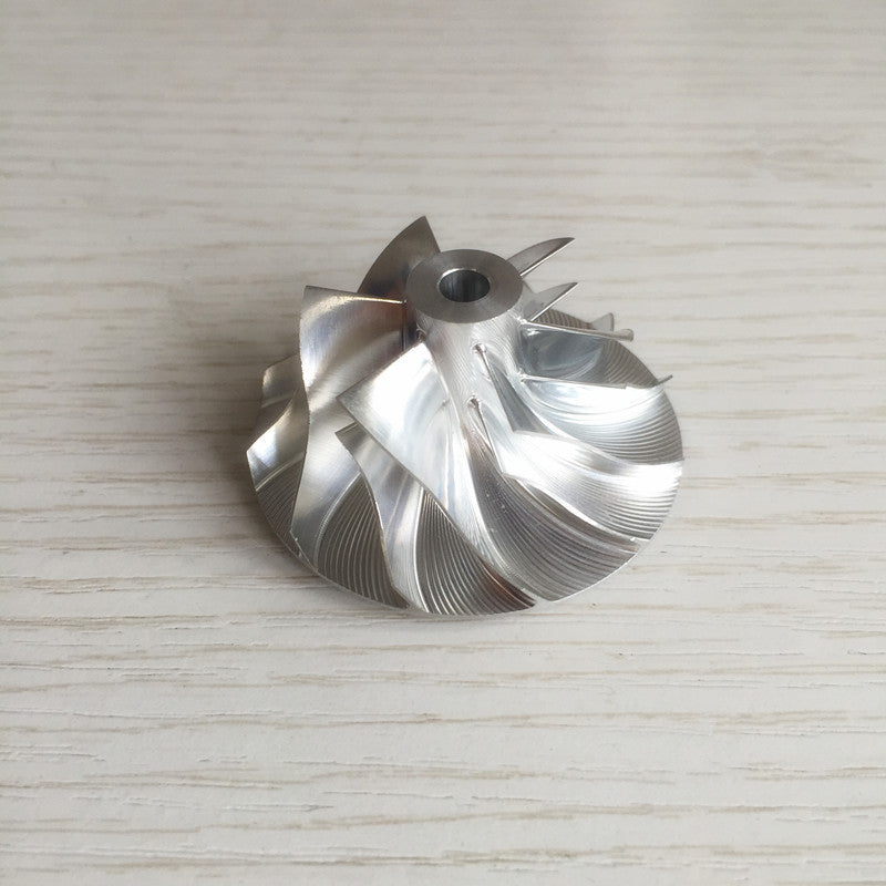 GT15-25 436132-0003 34.42/49.00 mm 6+6 Blade Turbine Blank Compressor Wheel
