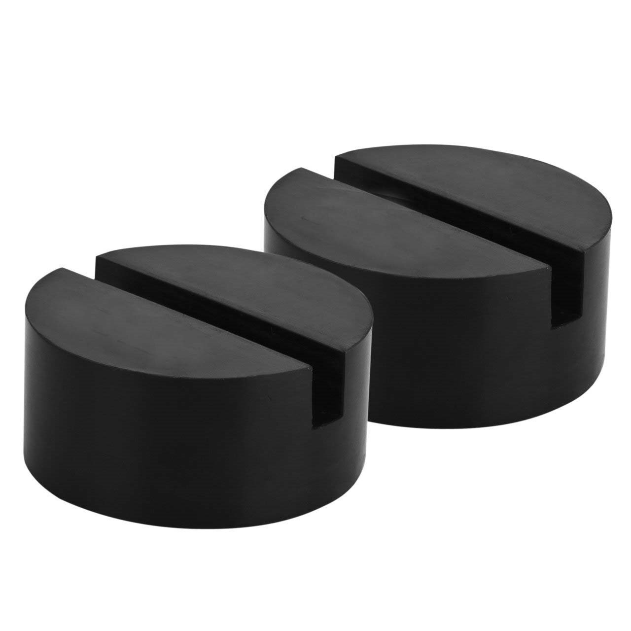 2PCS Car for Suv Slotted Frame Rail Floor Jack Guard Adapter Lift Rubber Pad US SHIP