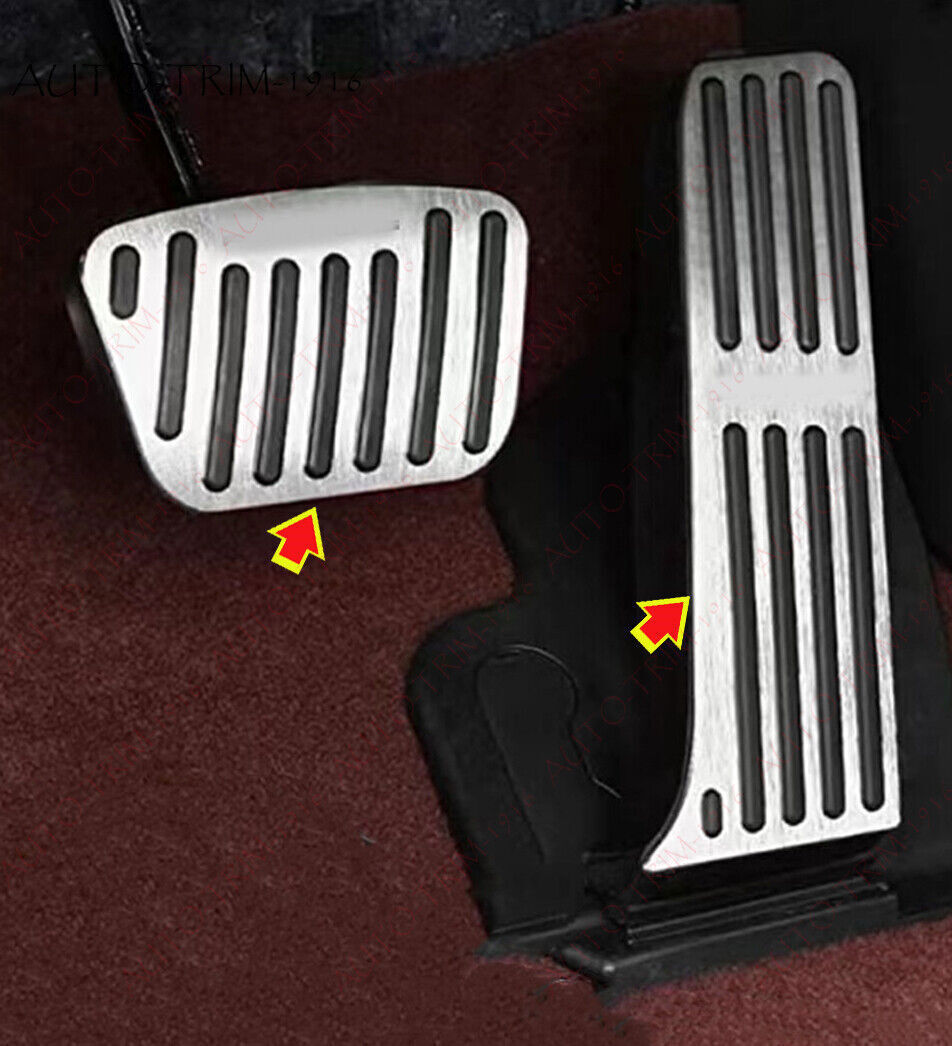Silver Aluminum Accelerator Pedal Cover Trim 2PCS For Prius 2023-2024 n