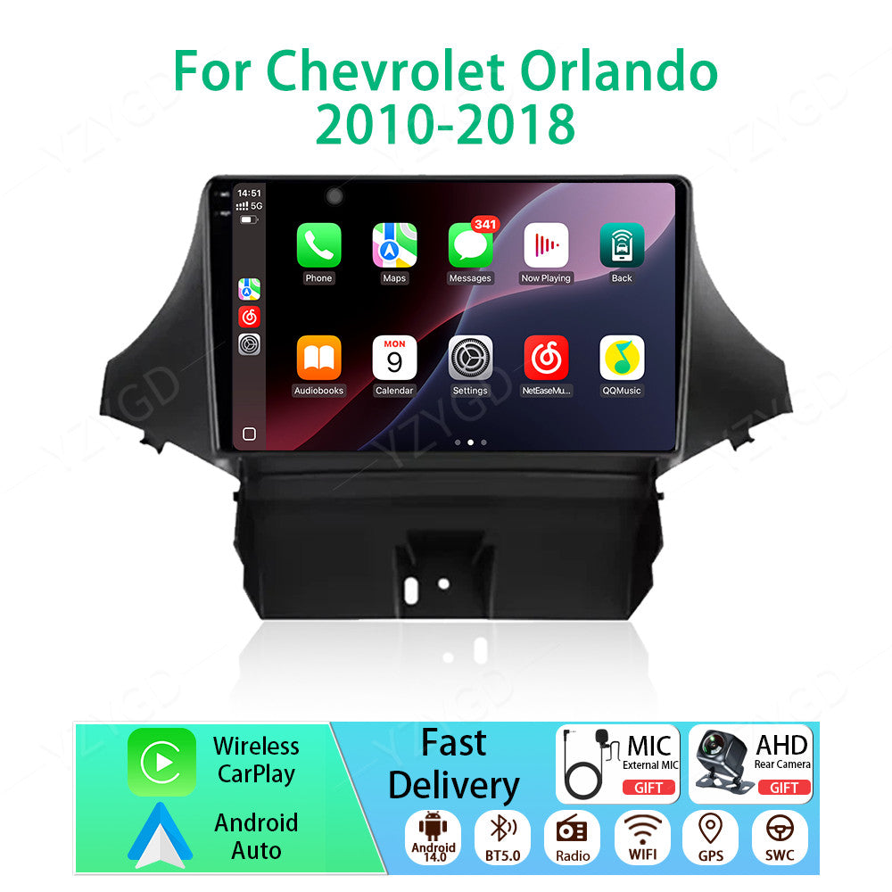 for Chevrolet Orlando 2010-2018 Carplay Car Stereo Radio GPS Multimedia Screen