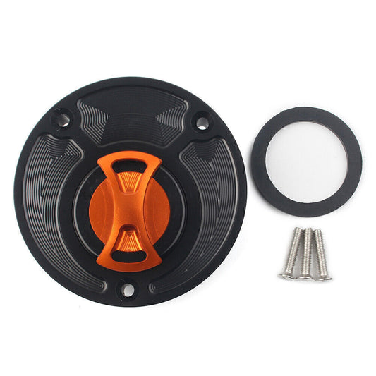 CNC Fuel Gas Tank Cap Orange Fit for Yamaha R6 R1 FZ1 FZ6 VMAX MT01 FZ16 YZF R15/125 Q