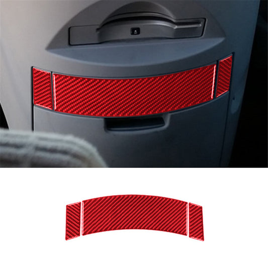 Red Carbon Fiber Window Lifting Control Panel Cover Trim for Audi TT 2008-2014 v