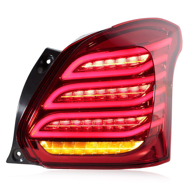 Pair for Suzuki for Swift 2017-19 Red LED TailLight Reverse Dynamic Turn Signal Lamp