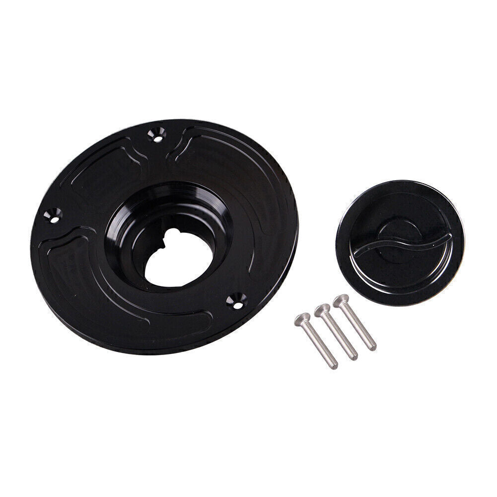 CNC Fuel Gas Tank Cap Cover Fit for Yamaha YZF600 YZF1000 FZ1 FZ6 R1 R6R50 Black