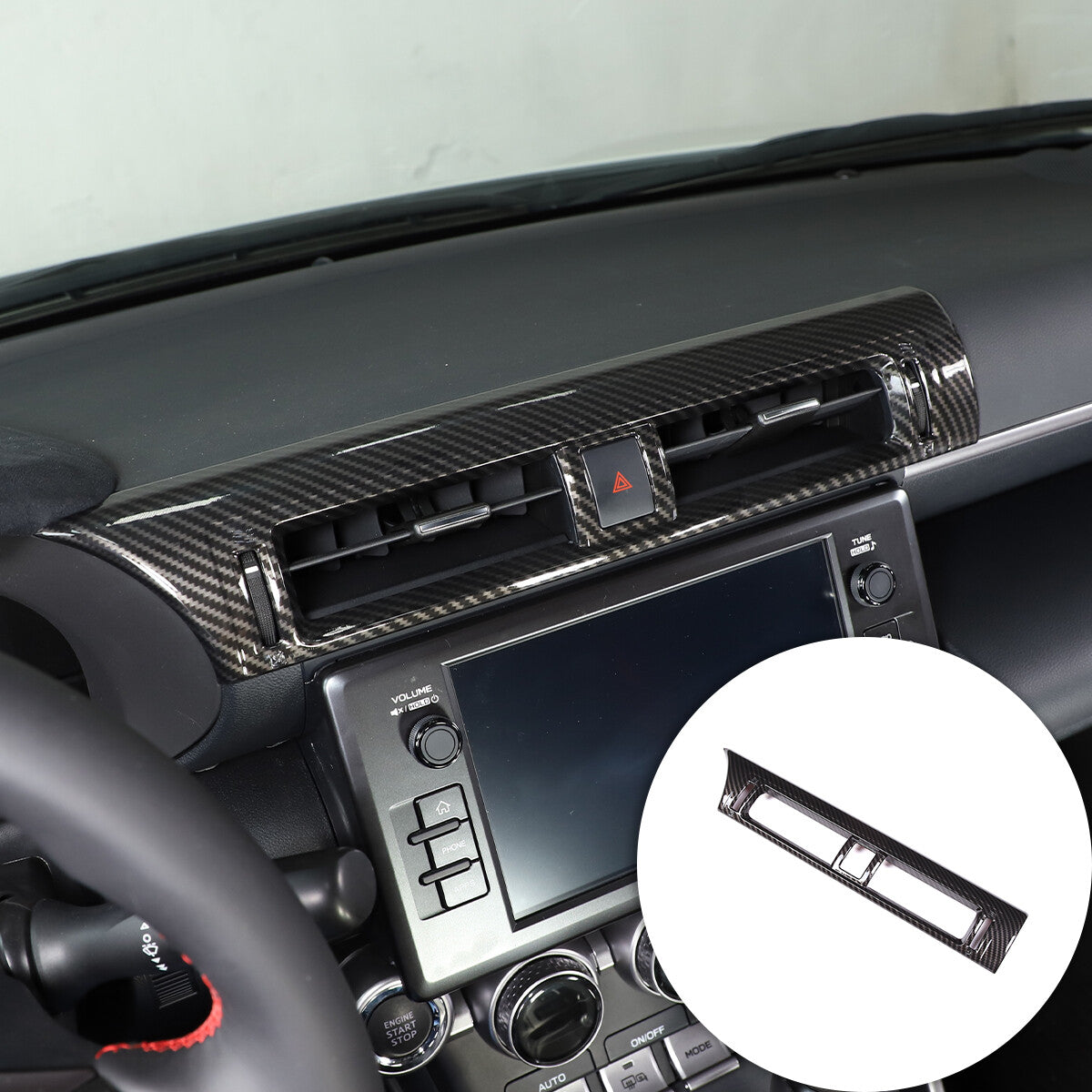 Crew Max cab stainless steel silver pillar decoration suitable for Tandra 2007-2021- v
