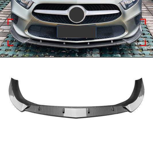 Front Bumper Spoiler Splitter Lip for Mercedes-Benz A-Class W177 V177 2018-22