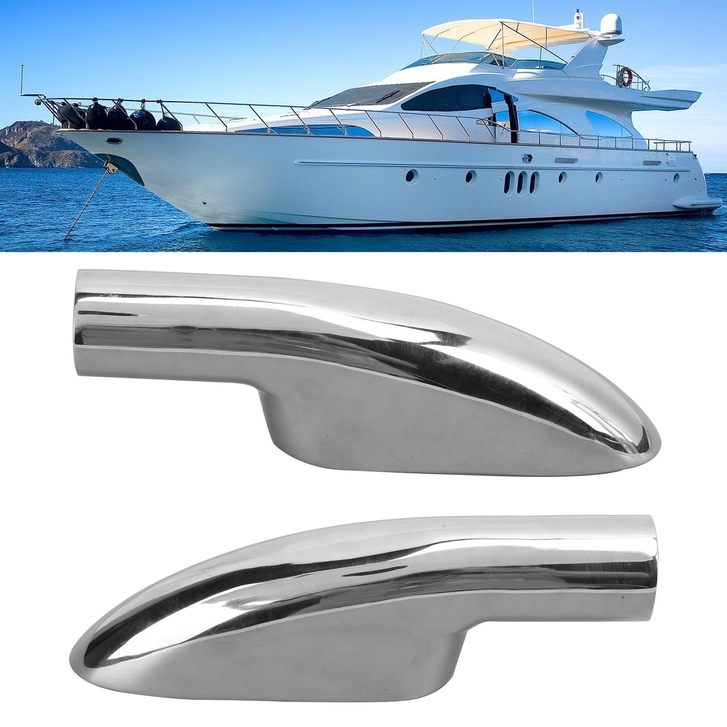 Boat Railing Base Handrail Guardrail Rails Base-Marine 316 Stainless Steel Q
