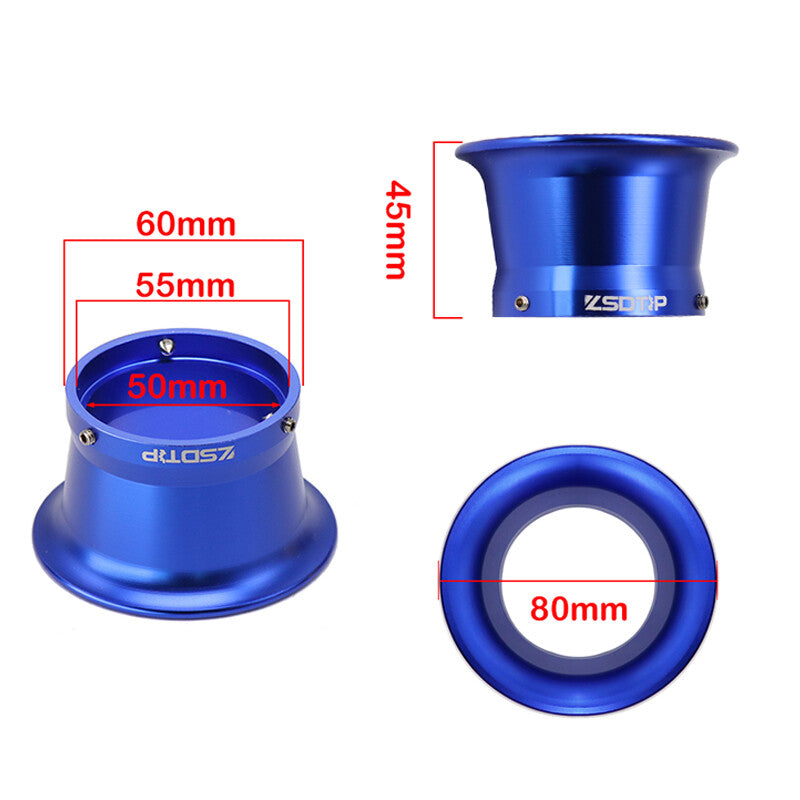 Motorcycle Carburetor 55mm Velocity Stack w/ Net Air Filter Cup Q