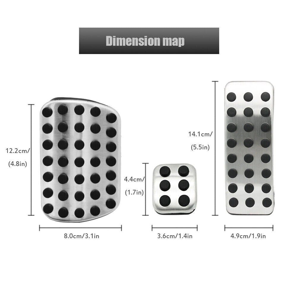 Brake Foot Pedal Accelerator Cover For X164 GL-Class GL450 07-2012 n