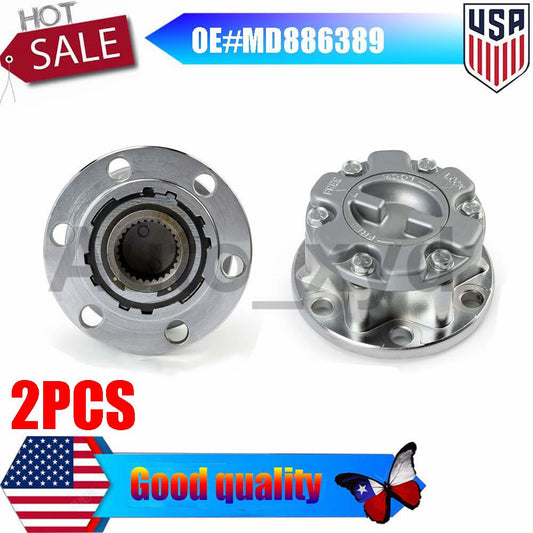 2PCS New Wheel Bearing Hub Lock MD886389 for Mitsubishi Triton L200 4x4 Q