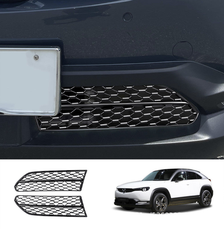 2022+ for Mazda MX30 Front Bumper Bottom Grill Grille Panel Cover Black 2PCS n