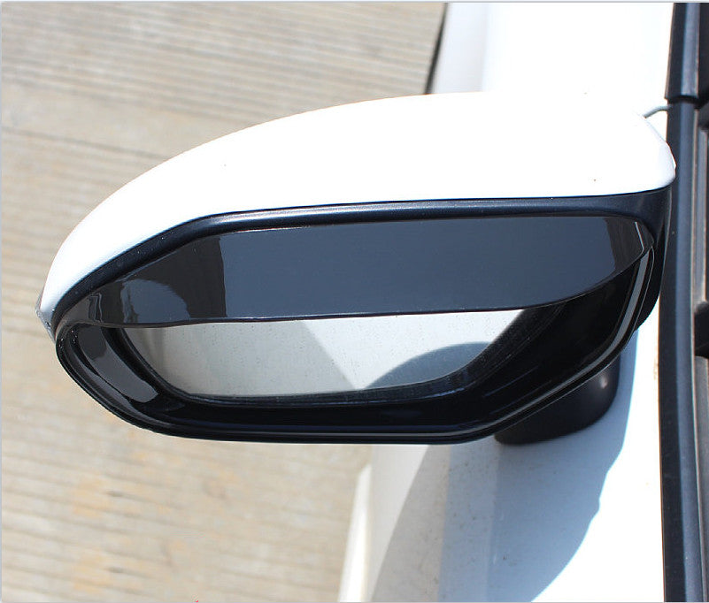 For Tundra 2022-2024 Bright black Mirror Rain Eyebrow Cover v
