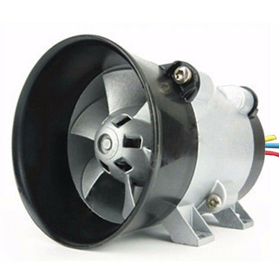 12V Car Electric Turbo Supercharger Kit Air Intake Fan Boost w/30A Brushless ESC Q