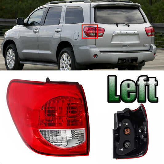 Left Rear Tail Light Brake Turn Signal With Bulb For Sequoia 2008-2017 v