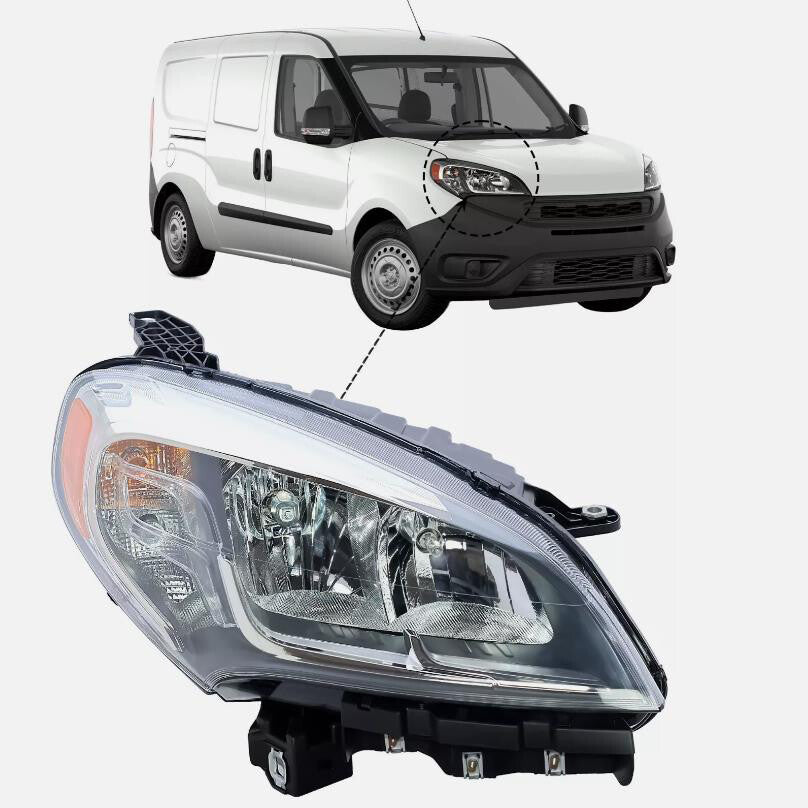 Left & Right Headlight Set For 2015-22 for Ram ProMaster City 68469416AA 68469415AA n