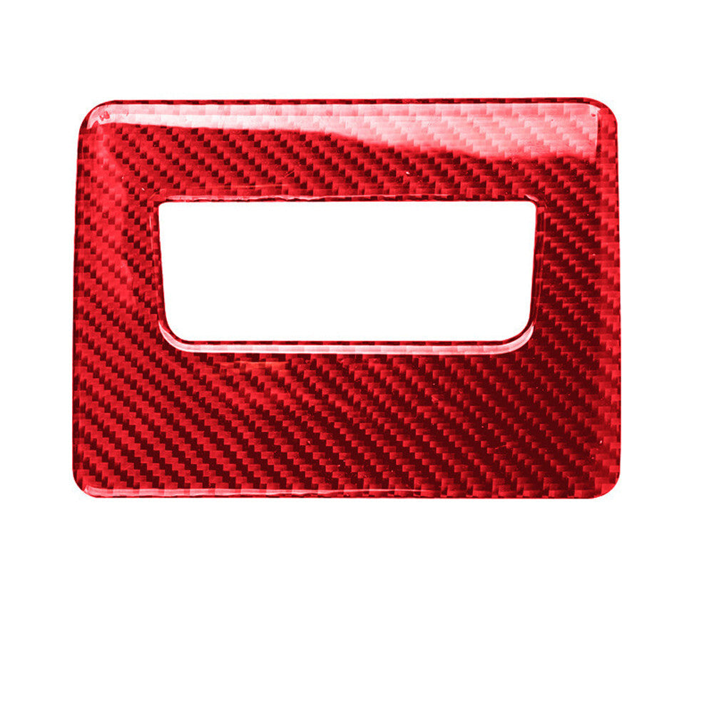 Red Carbon Fiber Front Dashboard Air Vent Cover Trim for KIA Cadenza 2014-2016 v
