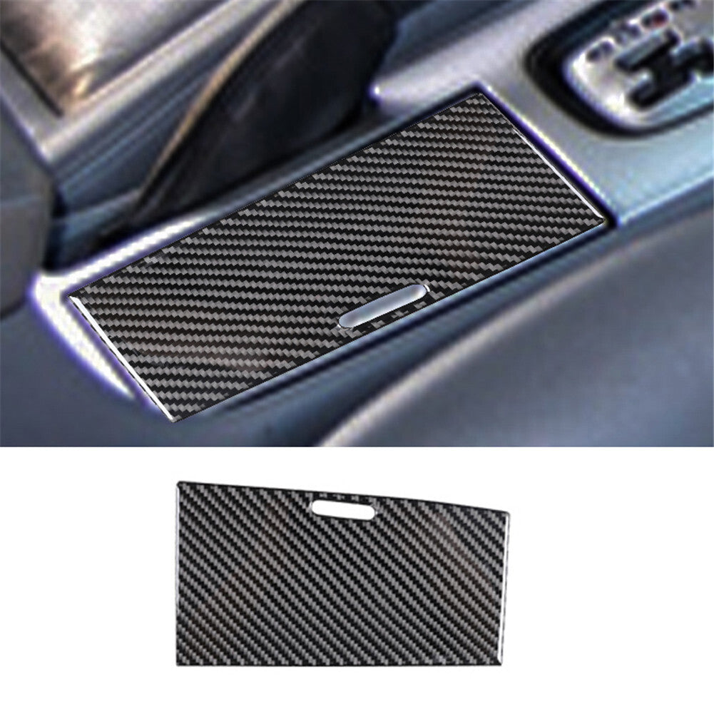 Red Carbon Fiber Side Tail Lamp Charging Port Cover Trim For Model 3/Y v