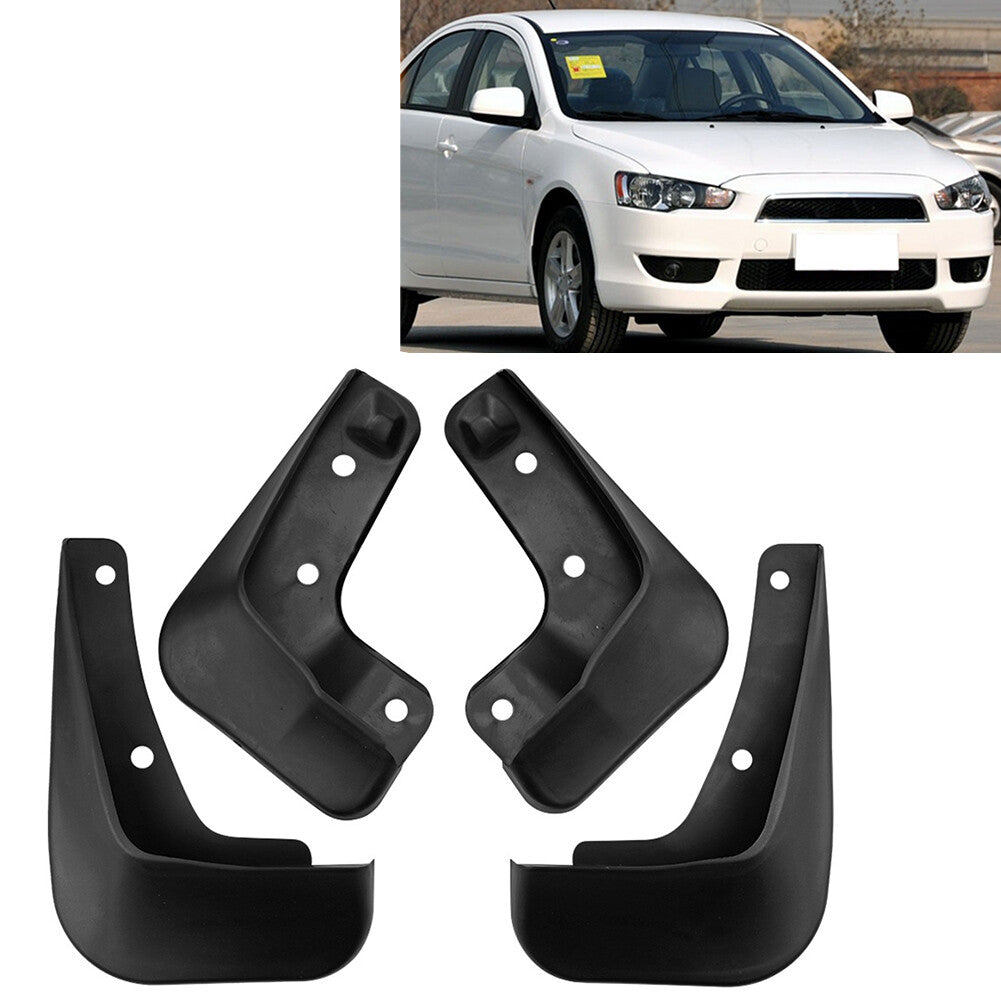 Set Mud Flaps Splash Guards Mudguards Fit for Mitsubishi Lancer 4-Door Sedan 09-2011 Q