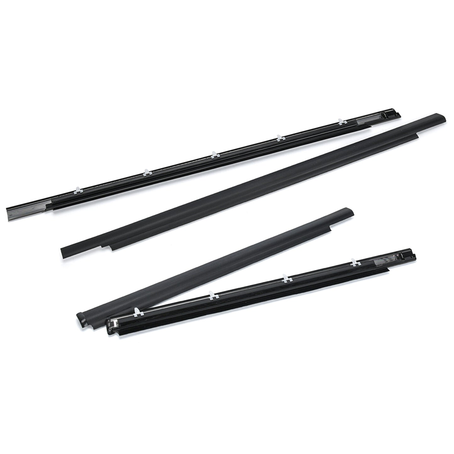 L+R Molding Trim Weatherstrip Window Door Belt Seal For 2001-2007 for Toyota Sequoia