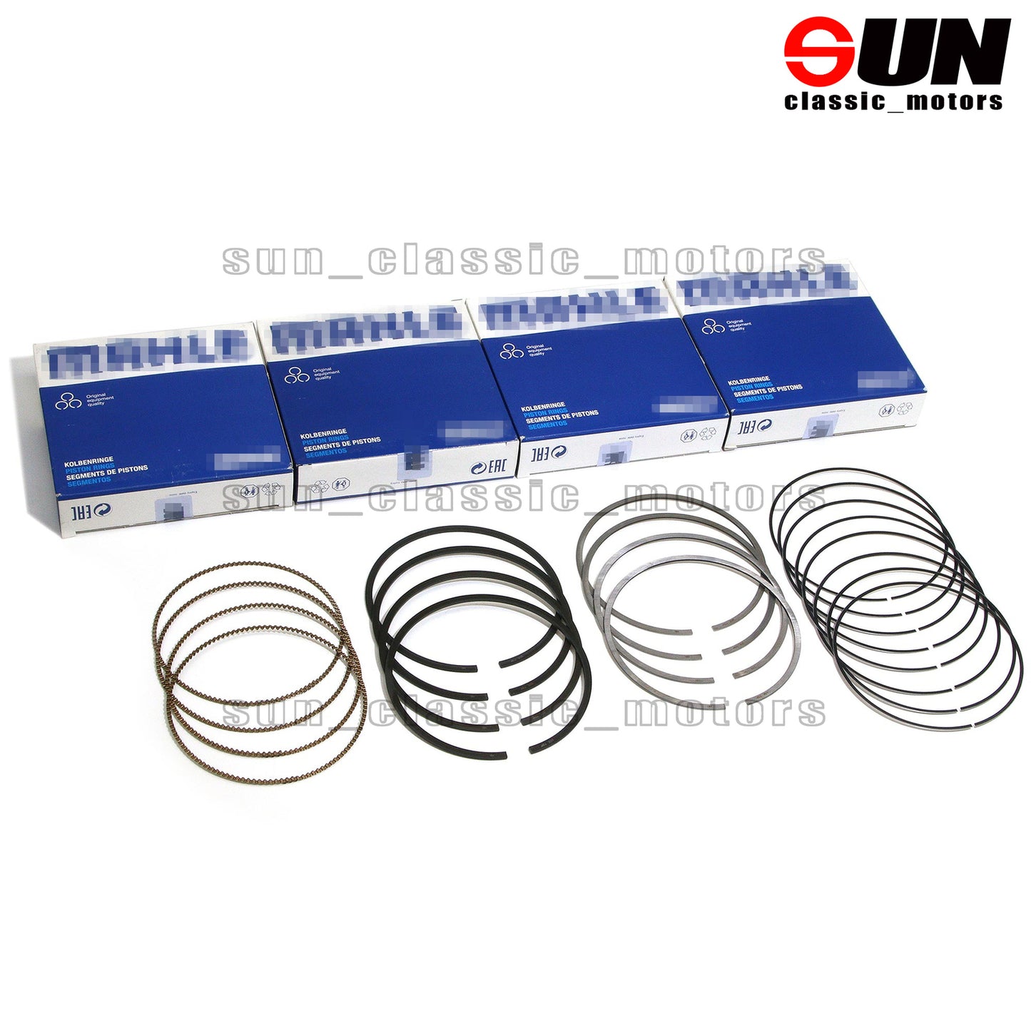 4-Piece Piston Ring Kit STD for Audi A4, B9, Q3, Q5, for Golf , for Tiguan 2.0 TDI, CRB, CZH, DFG-