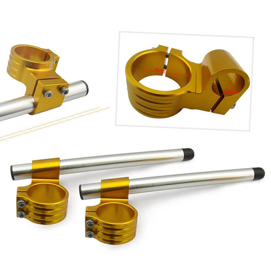 50mm Fork Clip On ons Handle Bar Handlebar Fit for Honda CBR 1000RR 2004 2005-2012 Q