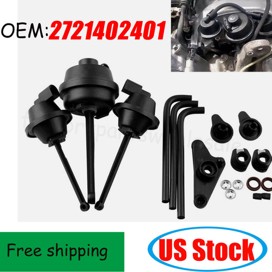 for Mercedes 27214024011 Set Engine Intake Manifold Air Flap Runner Repair Kit n