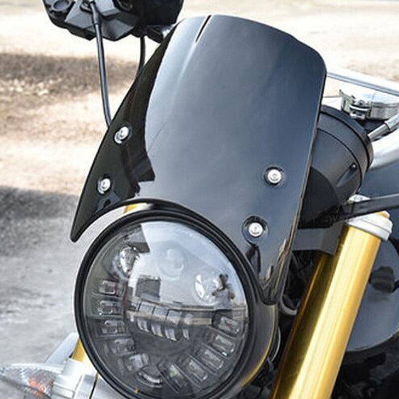 Universal Motorcycle Windshield Windshield Panel with Mounting Bracket Kit n