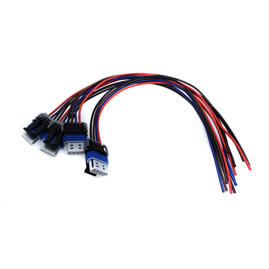 4-Pack Ignition Coil Connector Wiring Harness for Silverado for GMC for Sierra - v