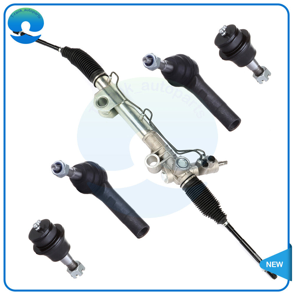 5Pcs Power Steering Rack and Pinion Assembly 26-2140 for 2002-05 for Dodge for Ram 1500