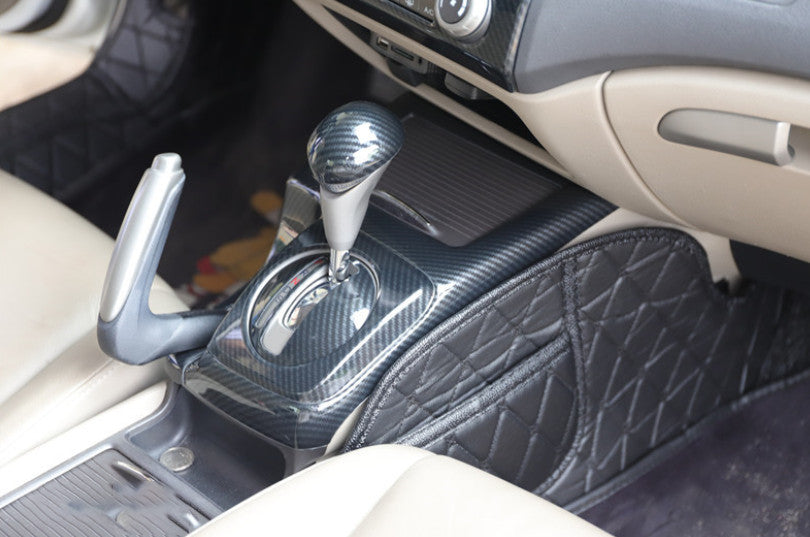 for Model Y Model 3 Carbon Fiber Door Handle Cover Trims Accessories- v
