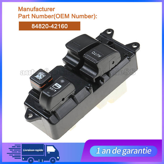 COMMANDE BOUTON INTERRUPTEUR LEVE VITRE POUR HIACE RAV4 84820-26171 NEUF n
