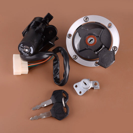 Ignition Switch Lock Gas Cap Kit Fit for 250R EX250F 1988-2007 v