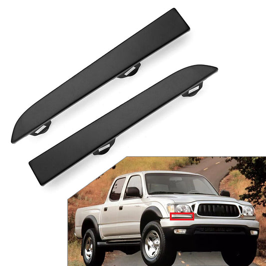 Pair Headlight Lamp Lower Filler Molding Trim Panel Fit for Toyota Tacoma 2001-2004