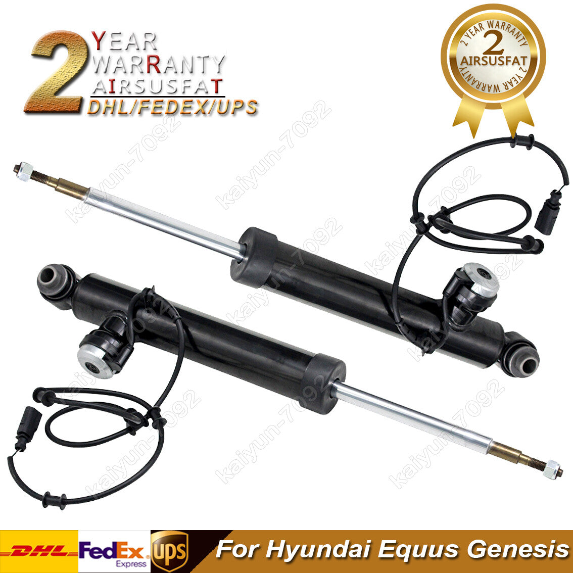 2x Rear LeftRight Air Suspension Shock Strut Cores for Hyundai Equus / for Genesis