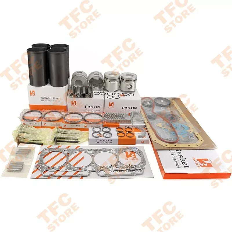 New for Hino WO4D W04DT Engine Overhaul Rebuild Kit Piston Ring Gasket Set Bear