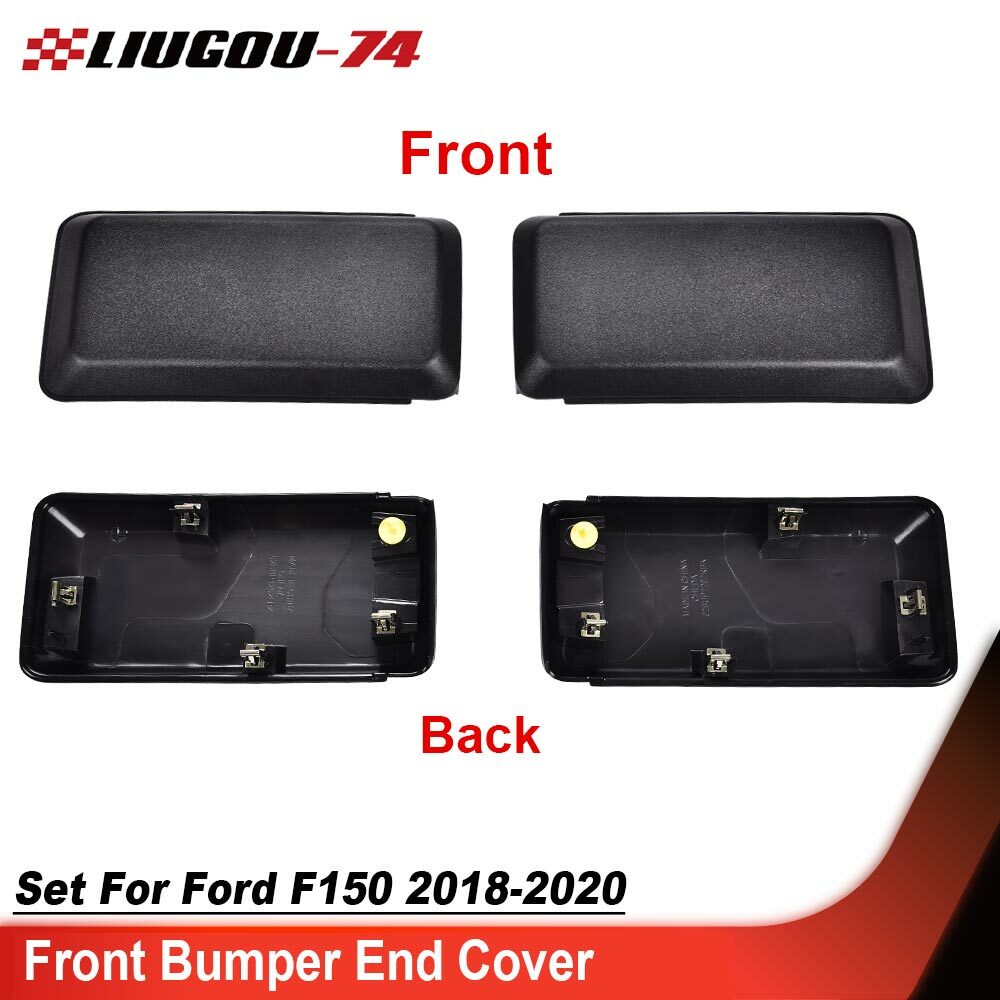 Suitable for F150 2018-2020 front bumper guard insert end cover decoration- v