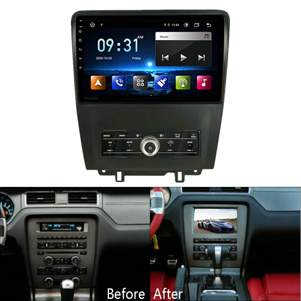 Fits for Mustang 10-2014 Stereo Radio 10.1 Android Head Unit GPS Player 2+32G