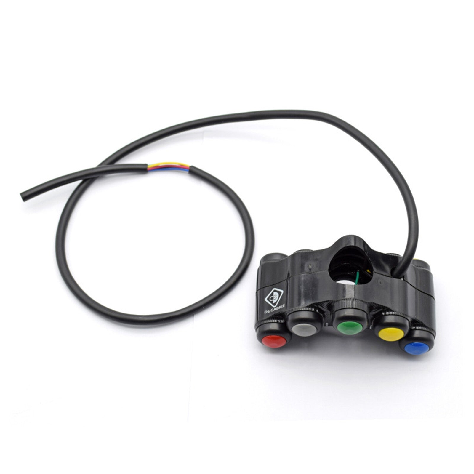 Universal 7/8 Motorcycle Race Bike Handlebar Switches Assembly 7 Button Array
