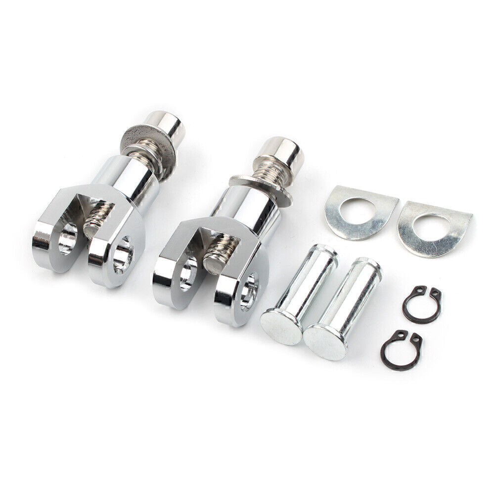 Motor Rear Passenger Foot Pegs Bracket Fit for Harley Softail 2000 - 2020 Silver