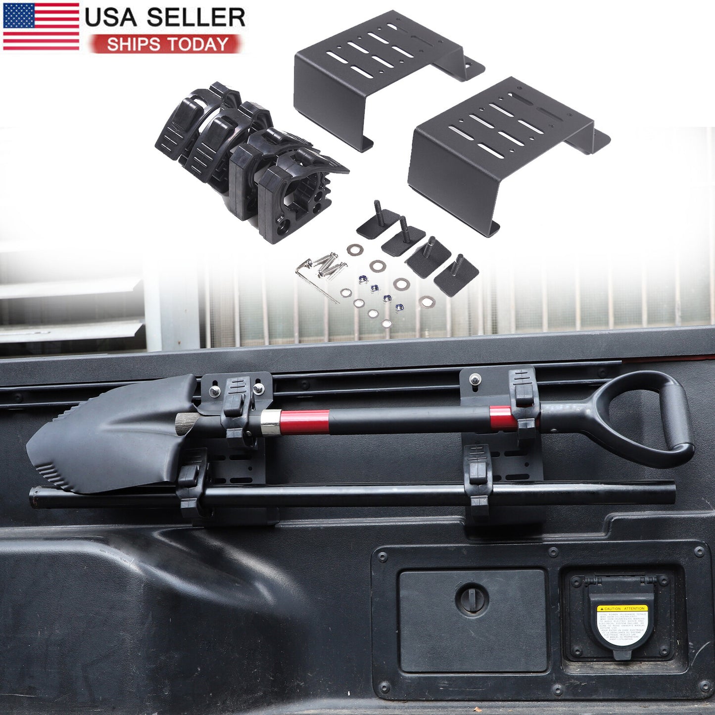 Truck bed tie-down anchor brackets and cassette connecting plates for Tacoma 2016-22 - n
