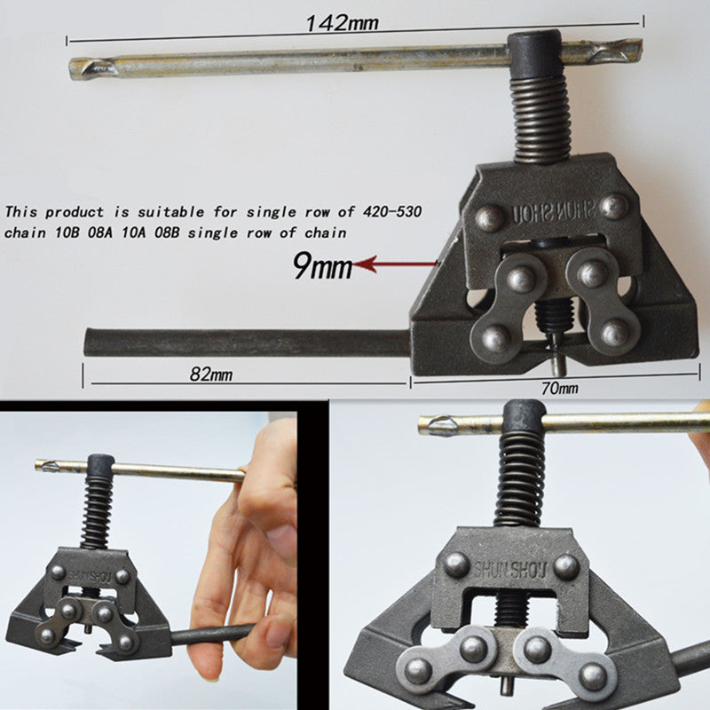 Chain 420-530 Breaker Link Splitter Pin Remove Chain Repair Motorcycle Tool Kit