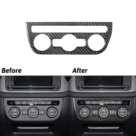4Pcs Carbon Fiber Window Lift Panel Switch Cover Trim For Camaro 16-18 v