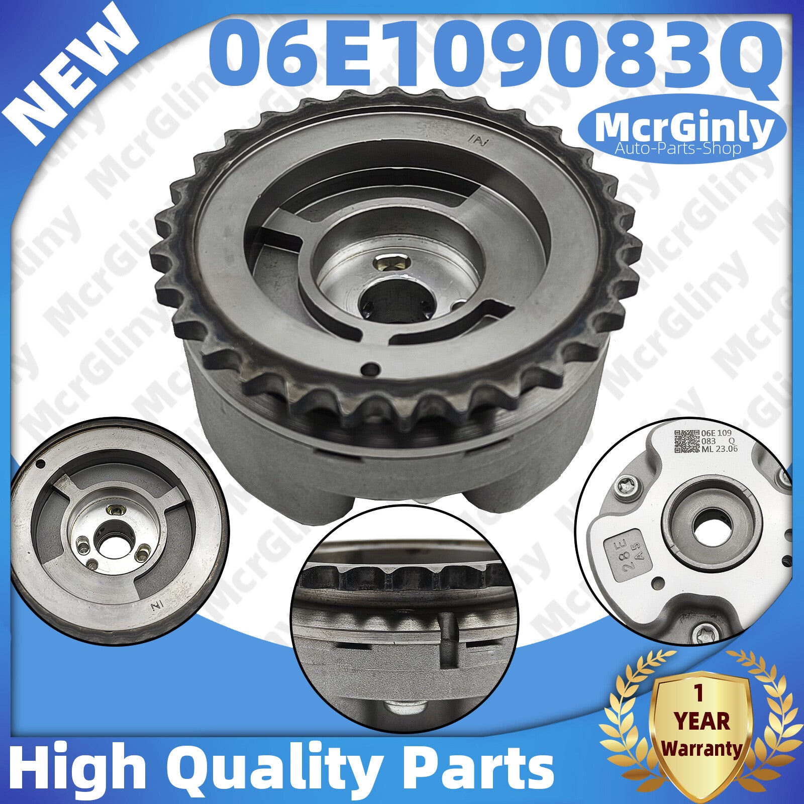 Variable Valve Timing (VVT) sprocket #06E109083Q is suitable for Touareg, for Audi A4, A5, A6, and Q5. n